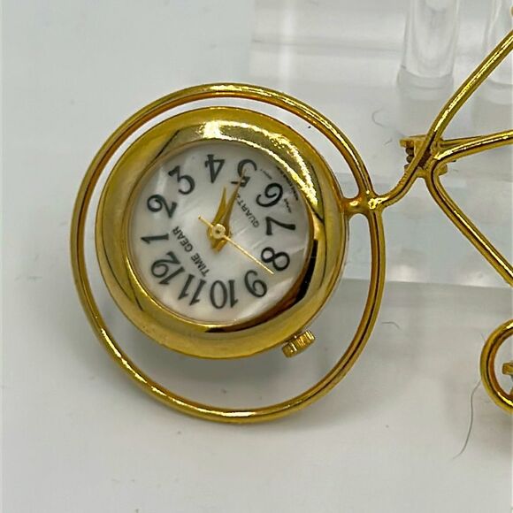 Vintage watch brooch - Picture 2 of 6